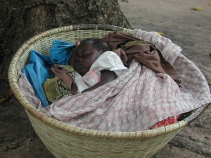 Baby Amada, rural Guinea-Bissau (2002) by Joanna Davidson